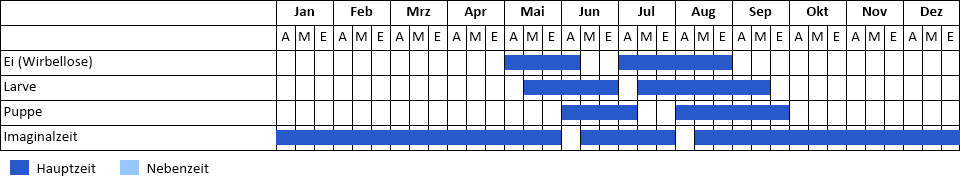 Kleiner Fuchs Phänogramm
