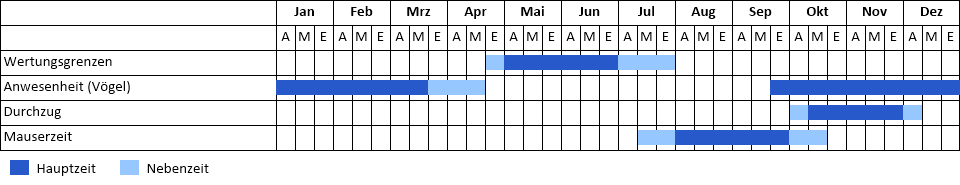 Saatgans Phänogramm