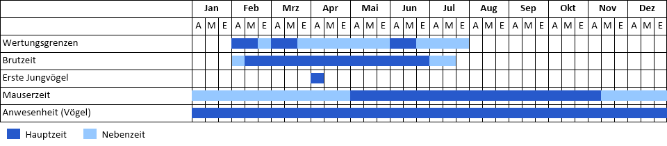Seeadler Phänogramm