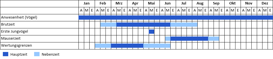 Mittelspecht Phänogramm