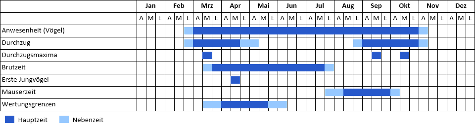 Schwarzkehlchen Phänogramm