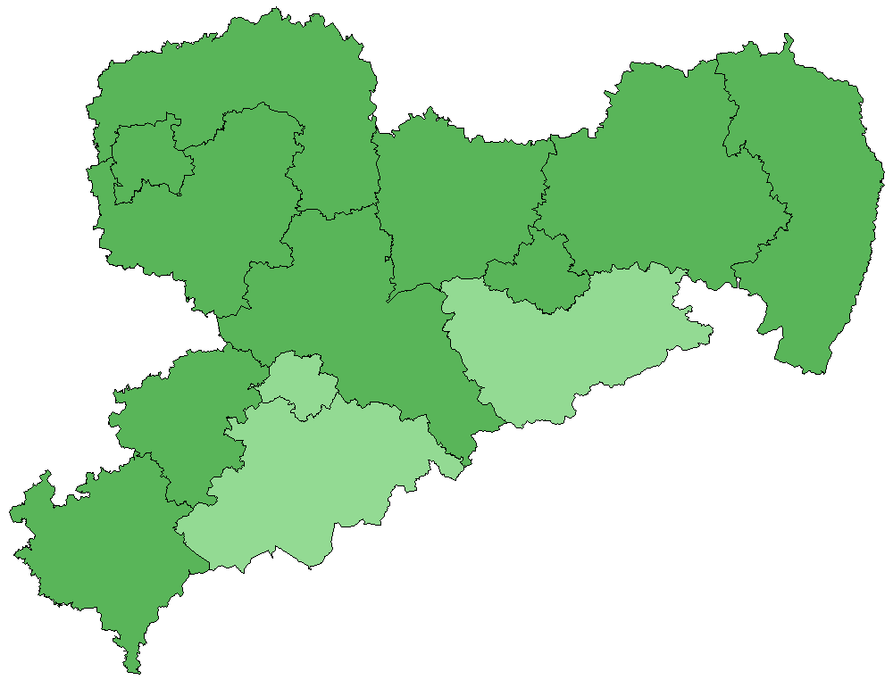 Gebänderte Prachtlibelle Vorkommenskarte