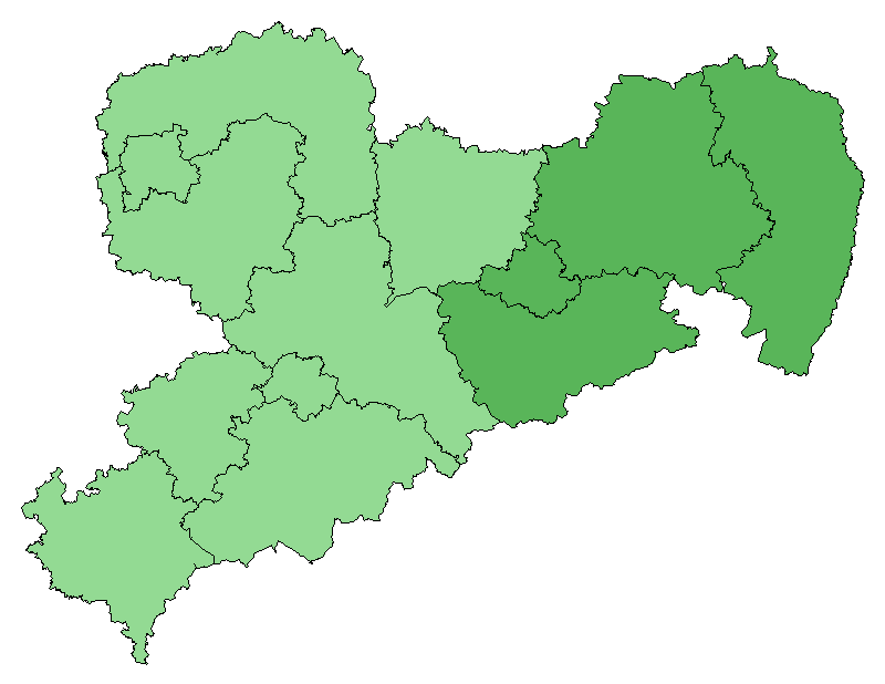 Schlitzblättriger Sonnenhut Vorkommenskarte