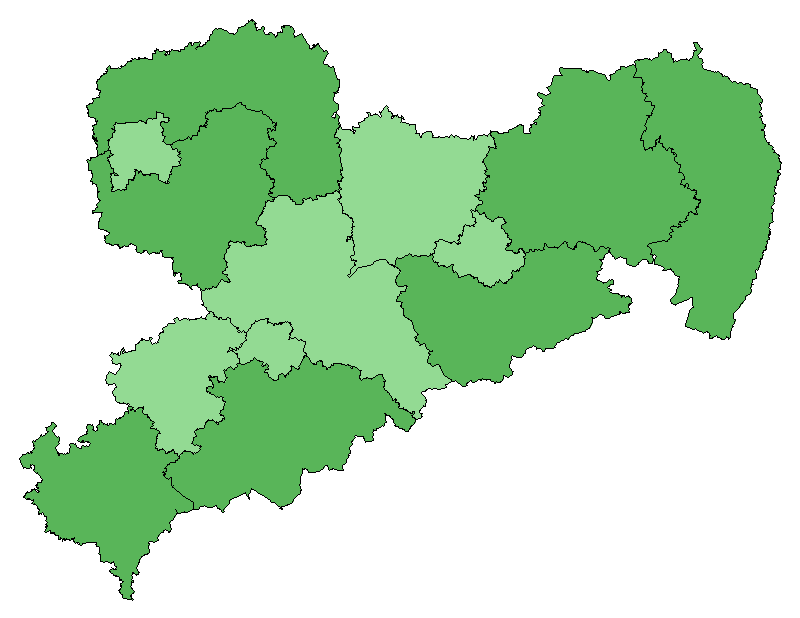 Schwarzspecht Vorkommenskarte