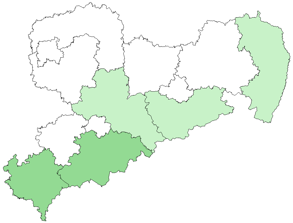 Grünlaubsänger Vorkommenskarte