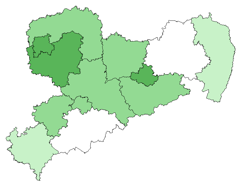 Chinesischer Götterbaum Vorkommenskarte