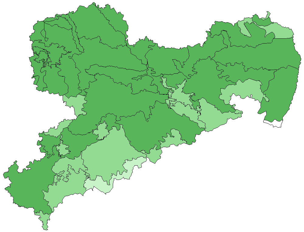 Gebänderte Prachtlibelle Naturraumkarte