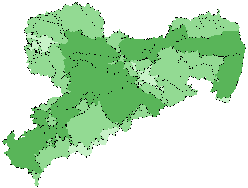 Blauflügel-Prachtlibelle Naturraumkarte