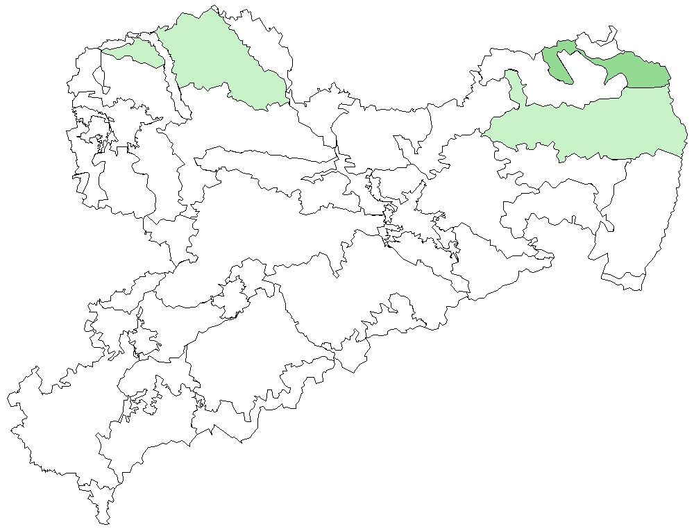 Zwerglibelle Naturraumkarte