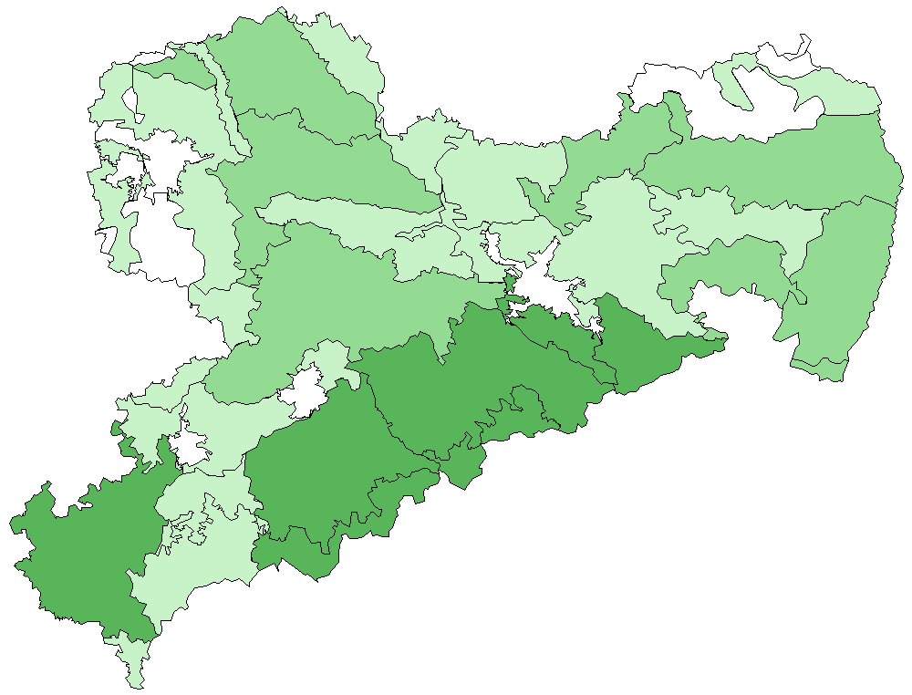 Schwarzstorch Naturraumkarte