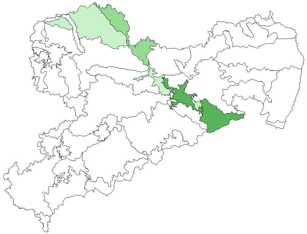 Liegendes Büchsenkraut Naturraumkarte