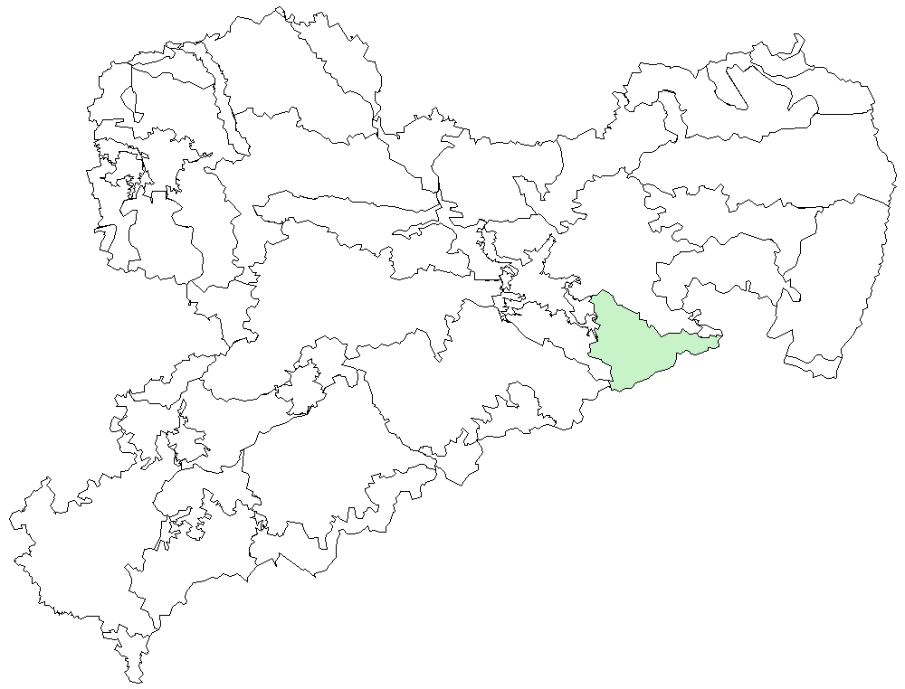 Würgfalke Naturraumkarte