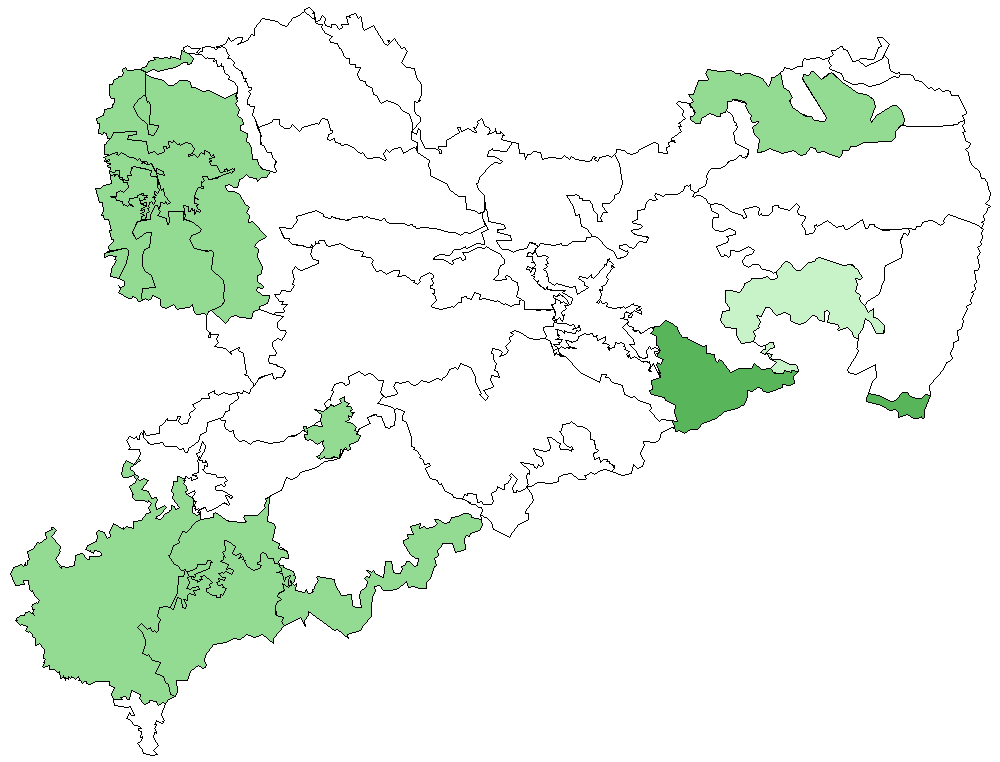 Wanderfalke Naturraumkarte