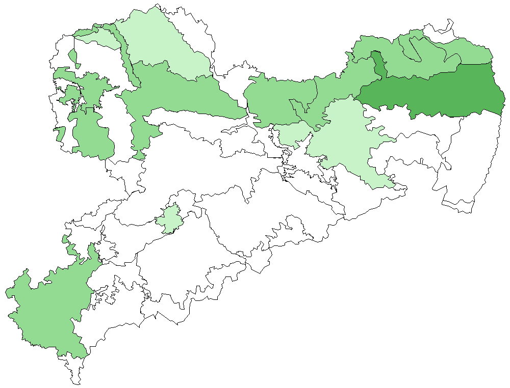 Tüpfelralle Naturraumkarte