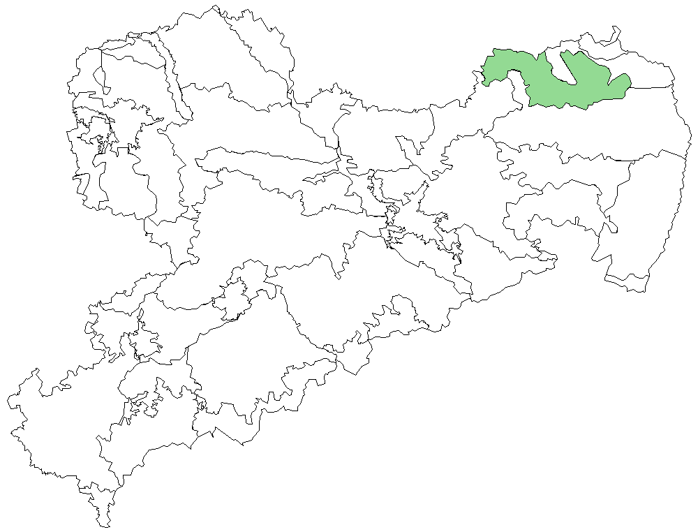 Haubenlerche Naturraumkarte