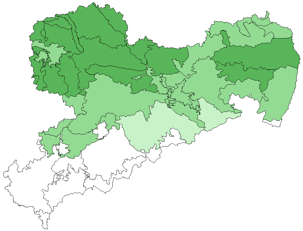Schafstelze Naturraumkarte