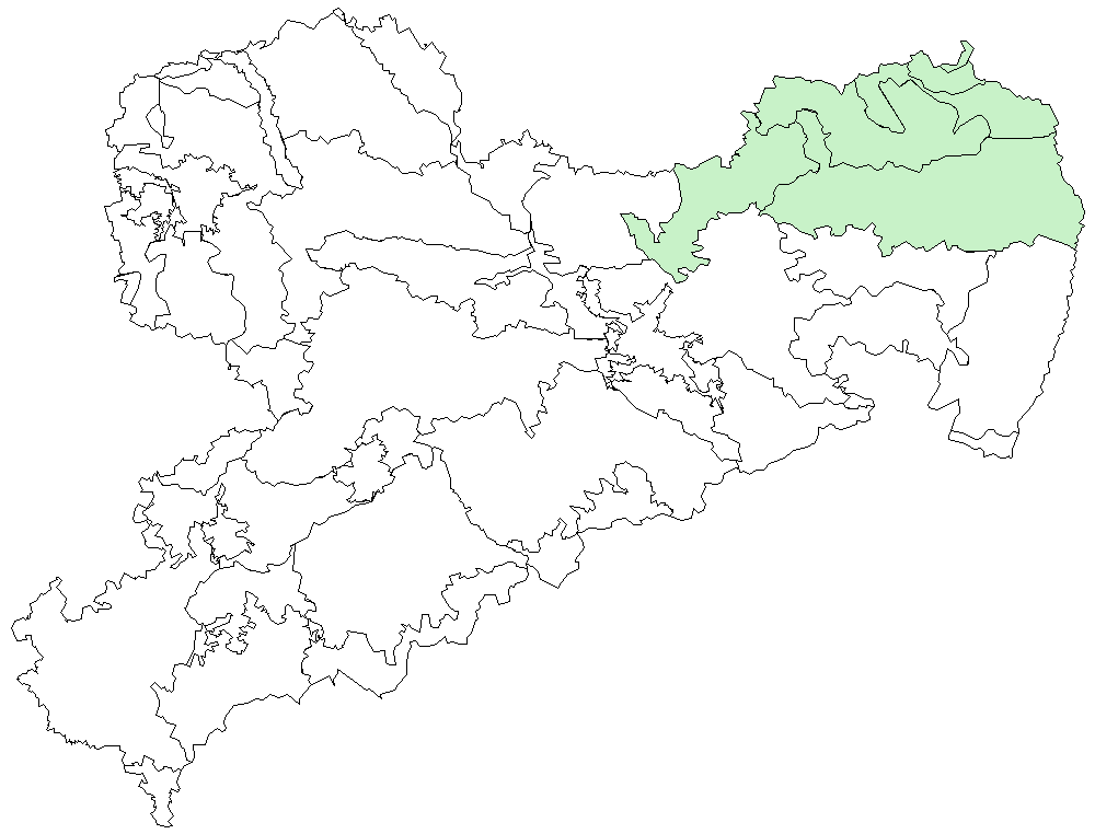 Sprosser Naturraumkarte