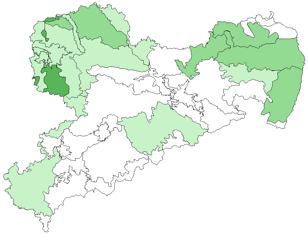 Blaukehlchen Naturraumkarte