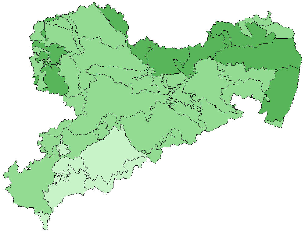 Schwarzkehlchen Naturraumkarte