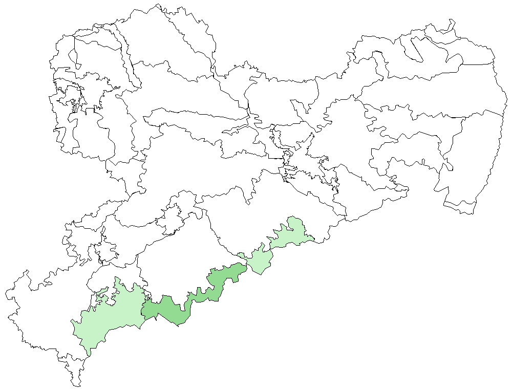 Ringdrossel Naturraumkarte