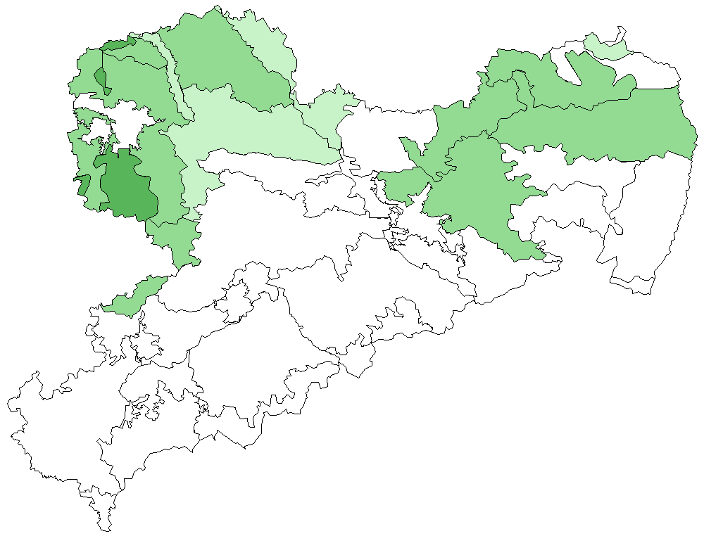 Bartmeise Naturraumkarte