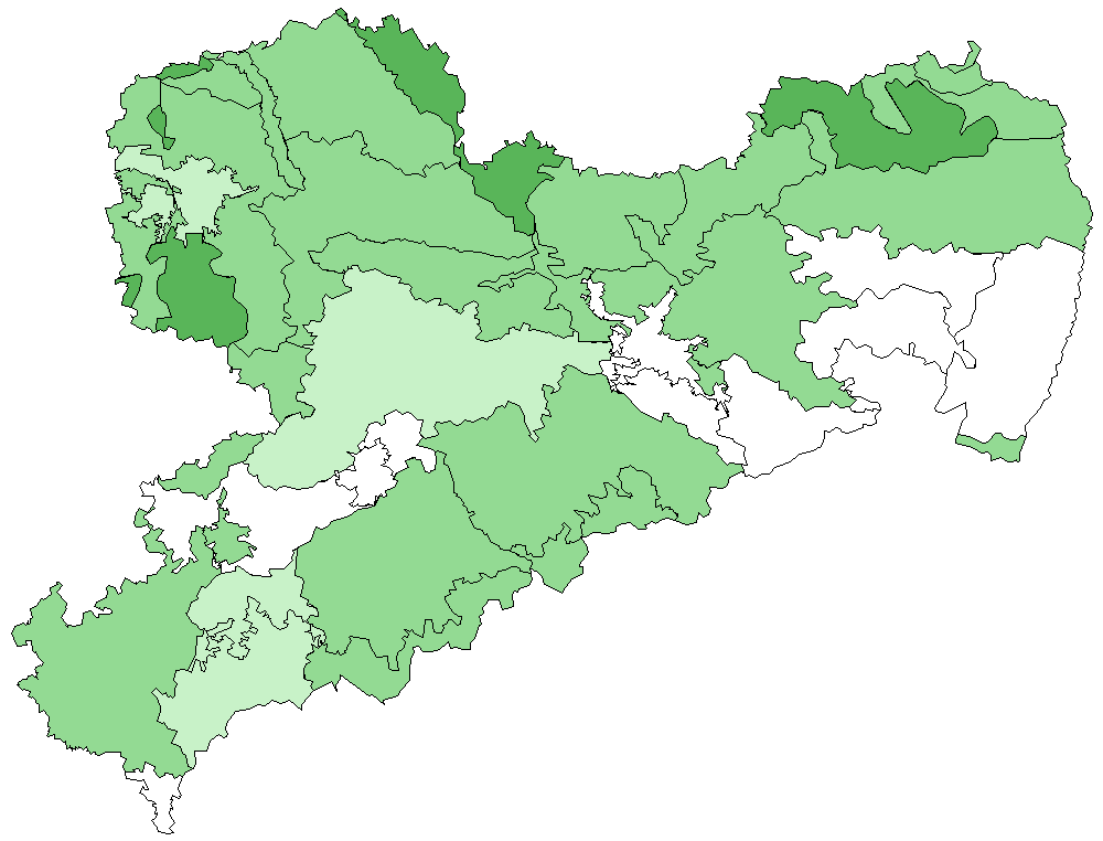 Raubwürger Naturraumkarte