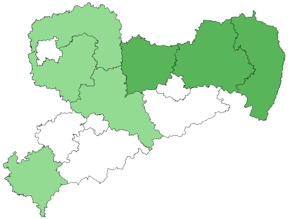 Schilfrohrsänger Vorkommenskarte