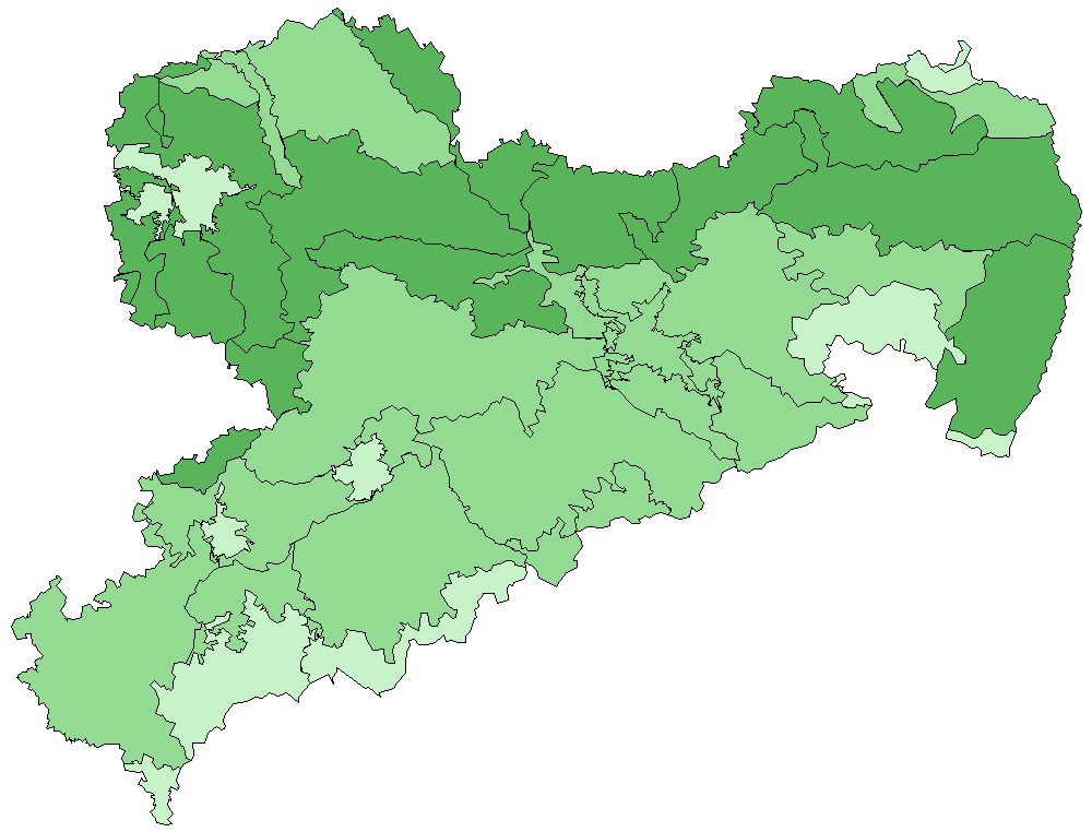 Blässgans Naturraumkarte