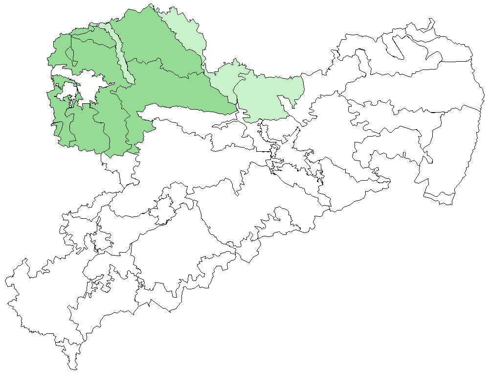 Wiesenweihe Naturraumkarte