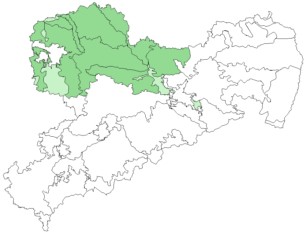 Bienenfresser Naturraumkarte