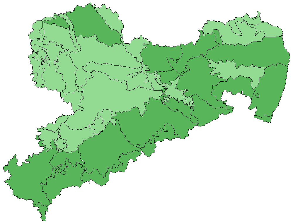Misteldrossel Naturraumkarte
