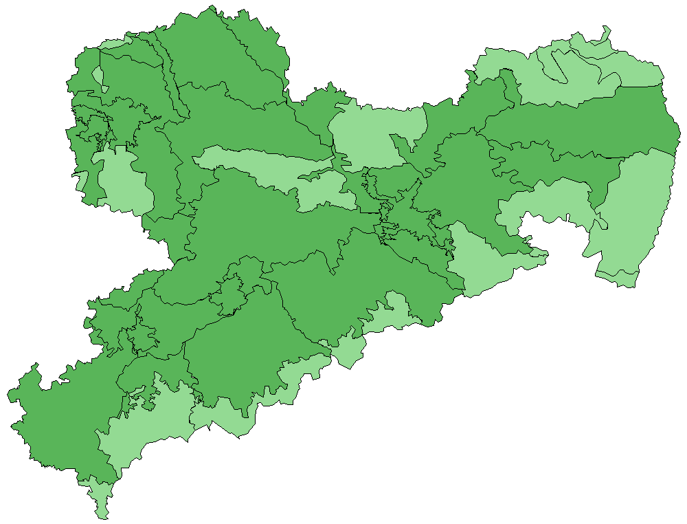 Gartenbaumläufer Naturraumkarte